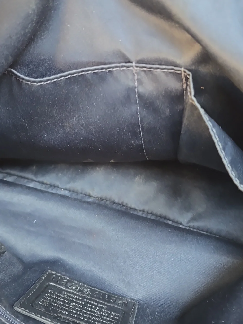 Coach Chelsea Jayden Black Leather Carryall Satchel East West 17811 - Picture 8 of 14